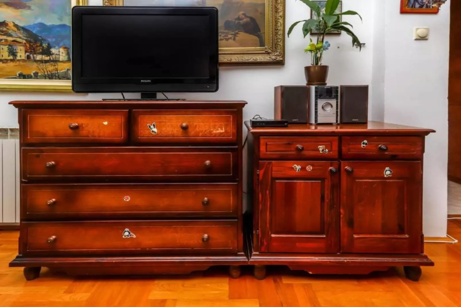 Relaxing Apartment on Budva Coastline - One Bedroom Apartment-Living room