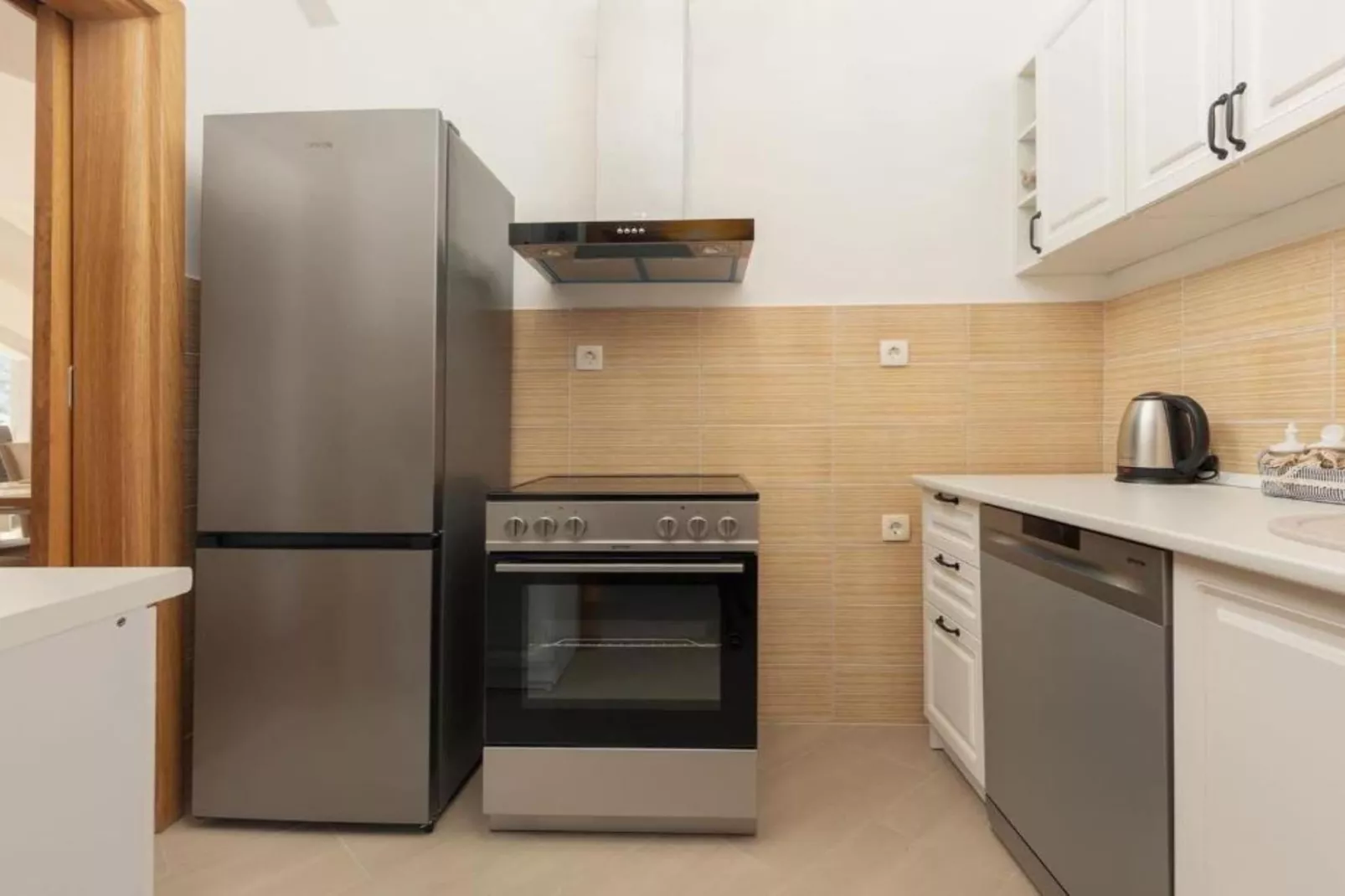 Stylish Budva Apartment with Panoramic Views - Two Bedroom Apartment-Kitchen