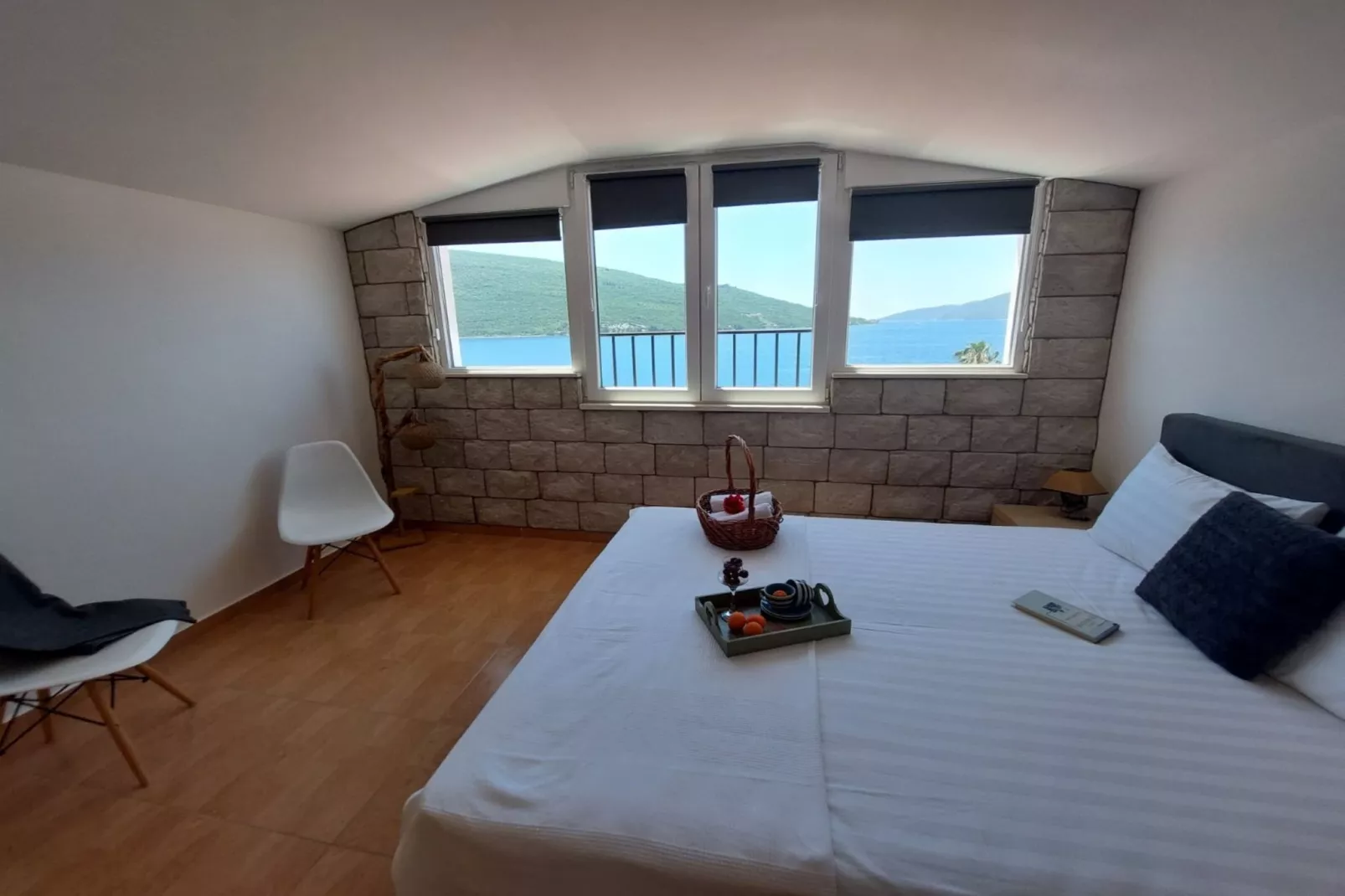 Villa Apartments Kumbor President - Three Bedroom Apartment With Sea View (Astarea)-Bedroom