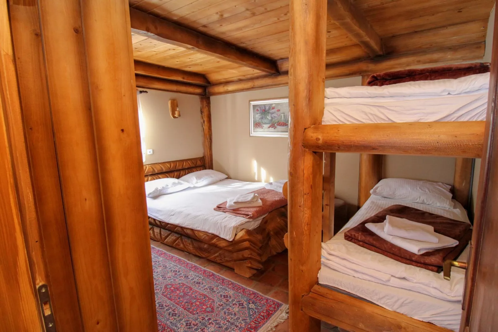 Ethno Village Dolina Mira - Two Bedroom Holiday Home (Romanija)-Bedroom