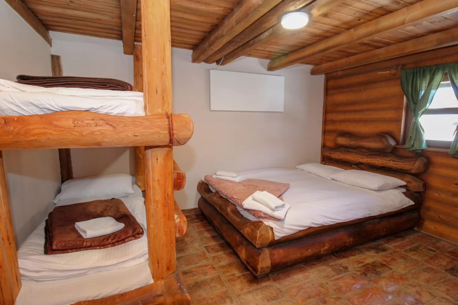 Ethno Village Dolina Mira - Two Bedroom Holiday Home (Zelengora)-Bedroom