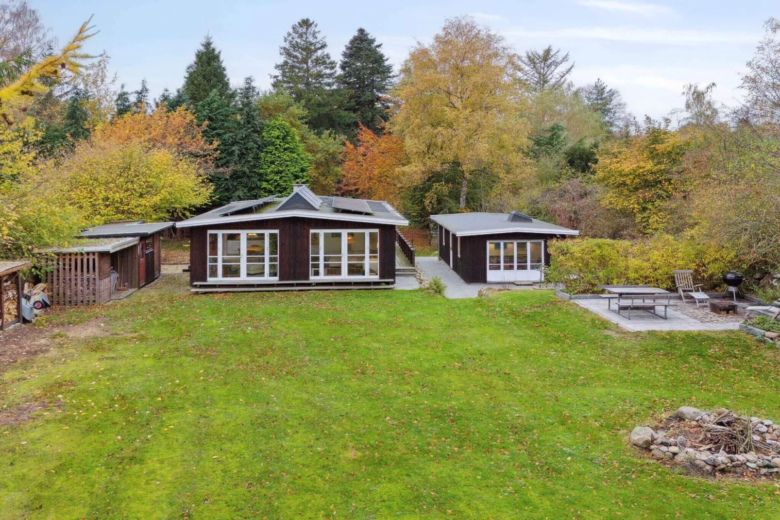 5 Sterne Ferienhaus in Nykøbing Sj-Im Freien