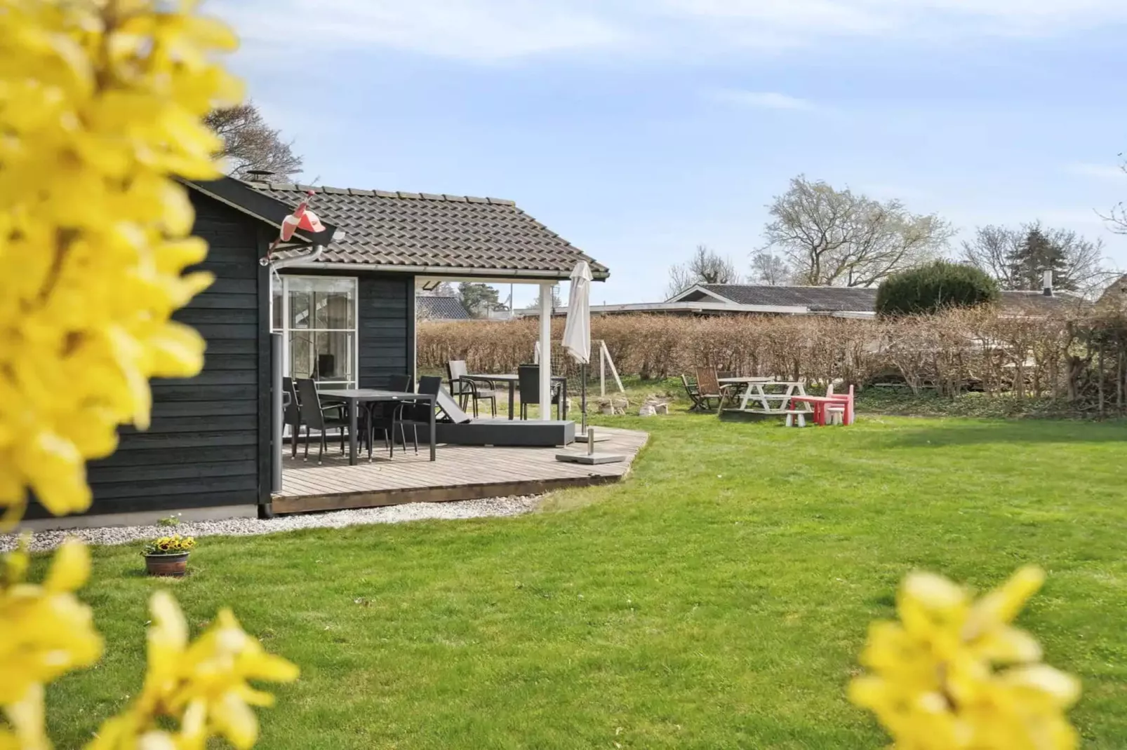 5 Sterne Ferienhaus in Børkop-Im Freien