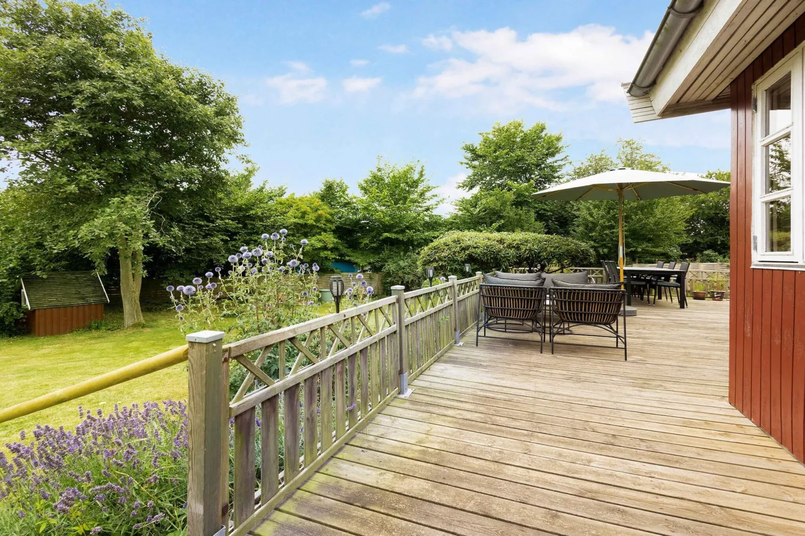 5 Sterne Ferienhaus in Nykøbing Sj-Im Freien