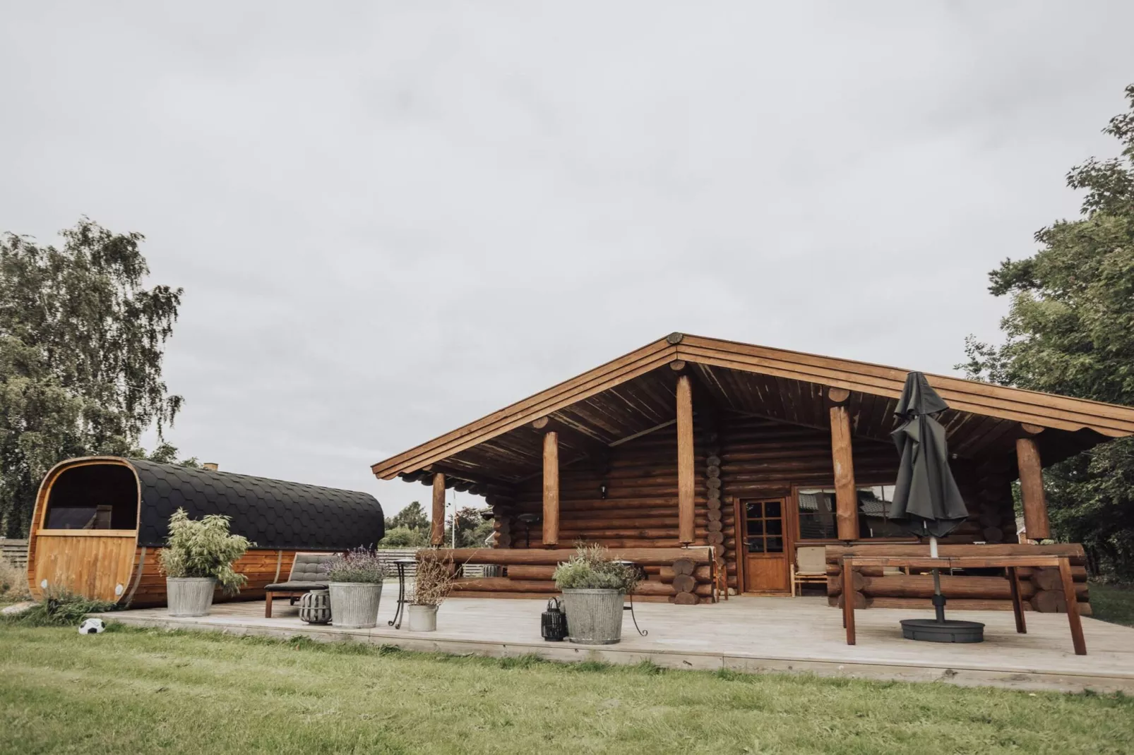 5 Sterne Ferienhaus in Jægerspris-Im Freien