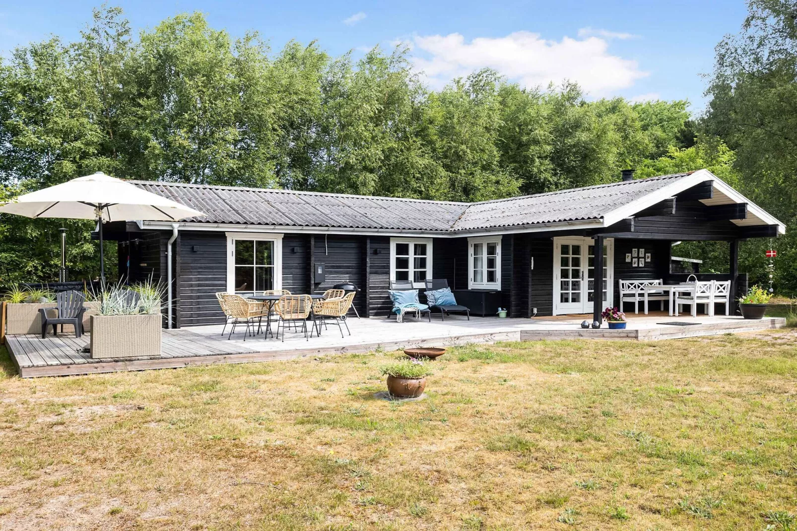 5 Sterne Ferienhaus in Sæby-Im Freien