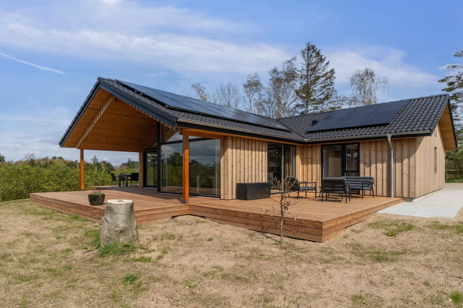 5 Sterne Ferienhaus in Millinge-Im Freien