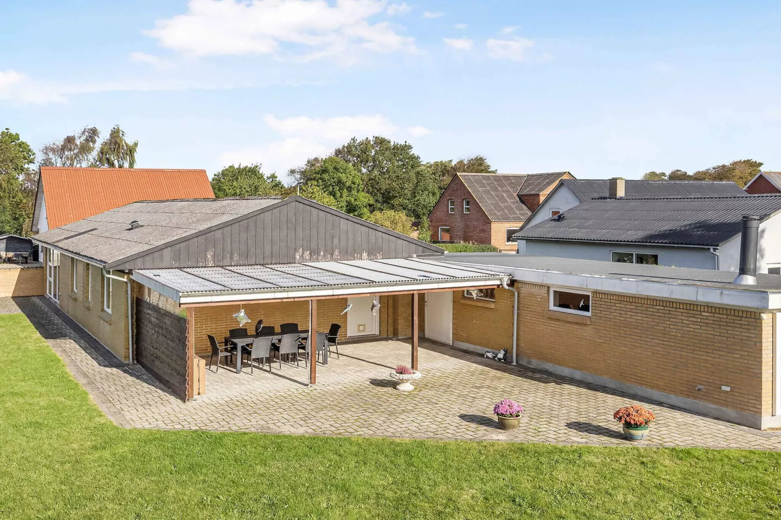 5 Sterne Ferienhaus in Aars-Im Freien