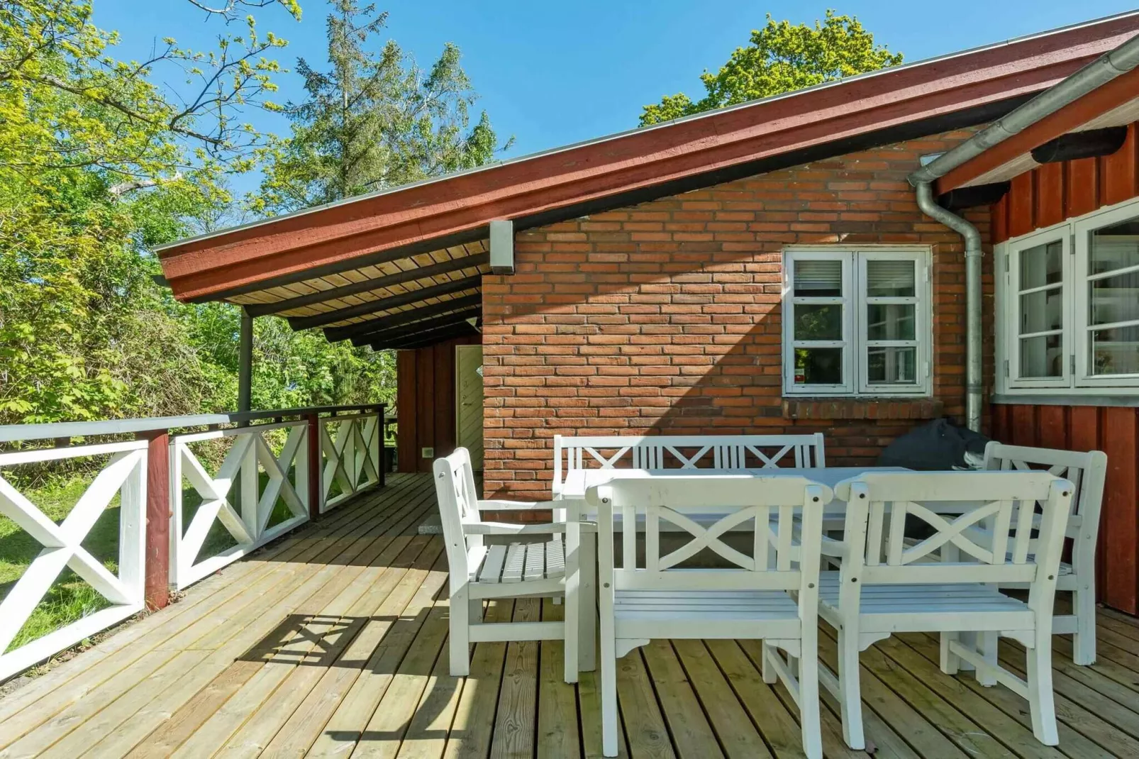 5 Sterne Ferienhaus in Tranekær-Im Freien