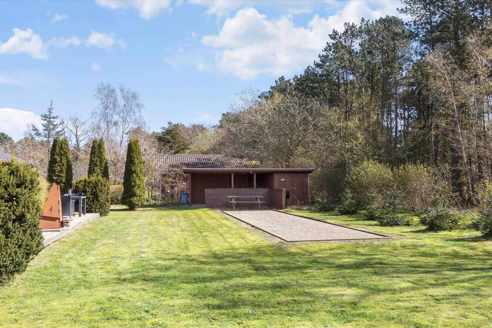 5 Sterne Ferienhaus in Hadsund-Im Freien