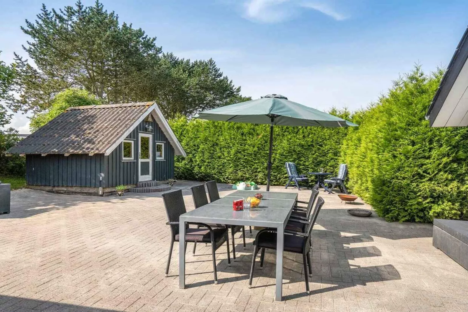 5 Sterne Ferienhaus in Bogense-Im Freien