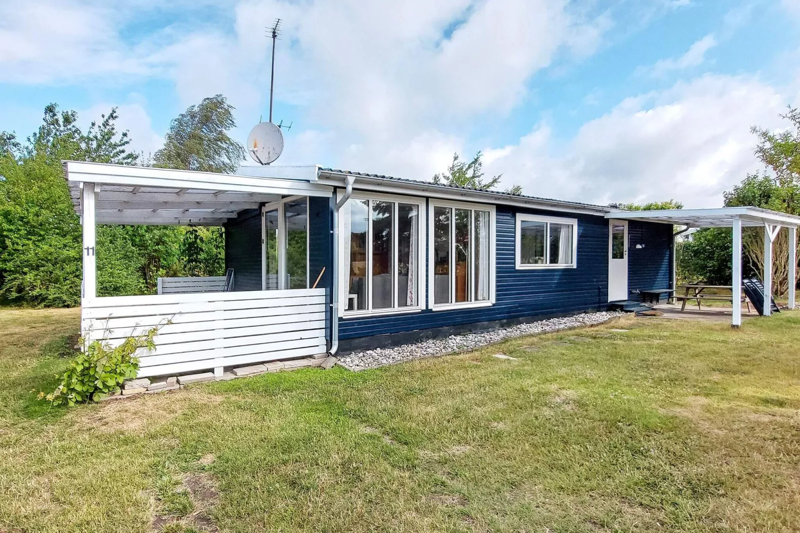 5 Personen Ferienhaus in Karrebæksminde-By Traum-Außenbereich
