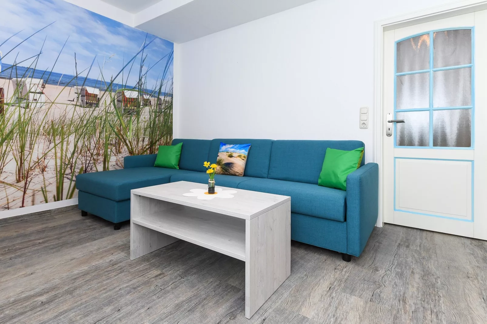 Haus Strandkorb 2-Wohnzimmer