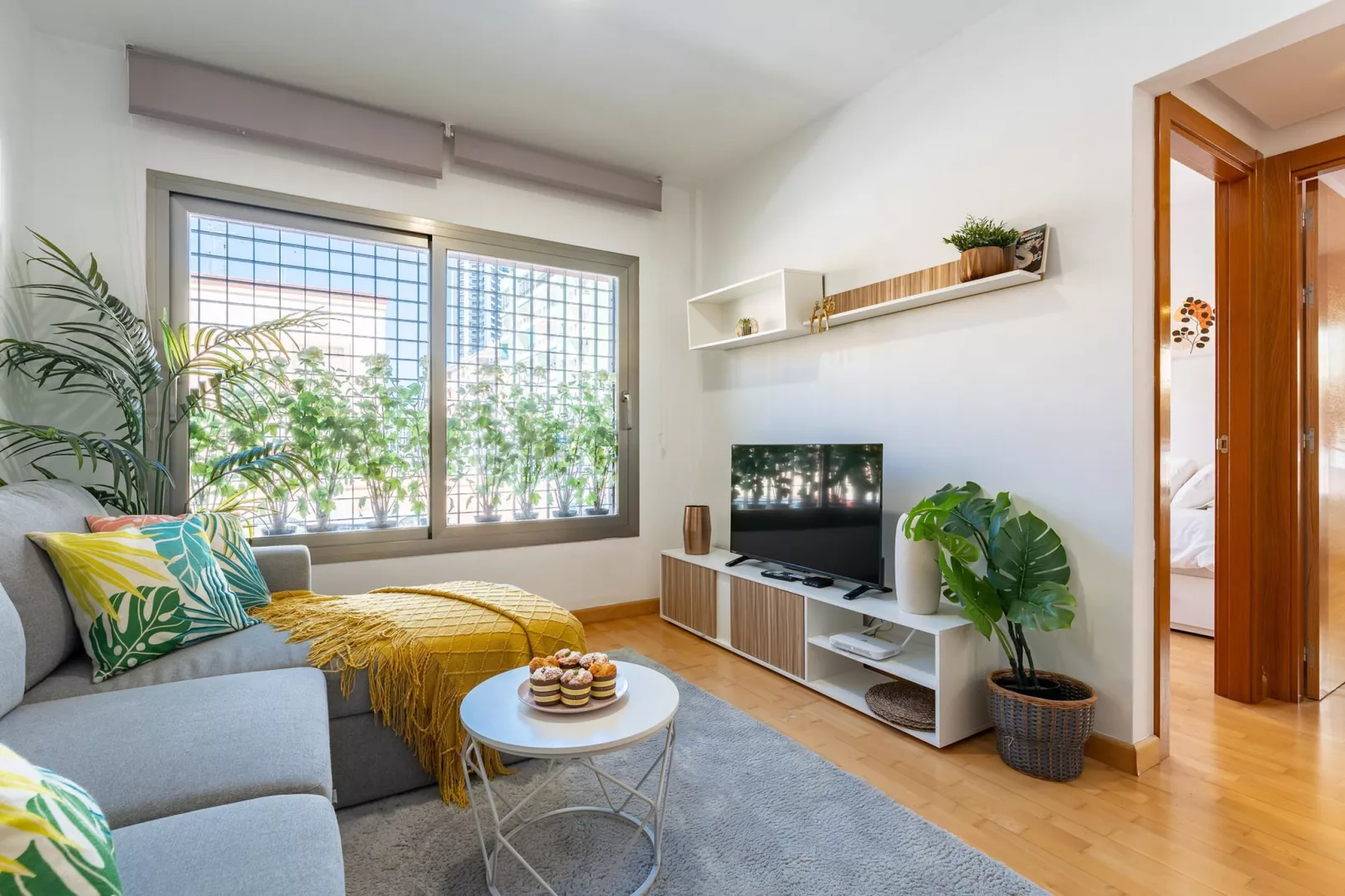 CT 378 - Faro's Malaga Citycenter - Cityapartment for 4 with parking-Wohnzimmer