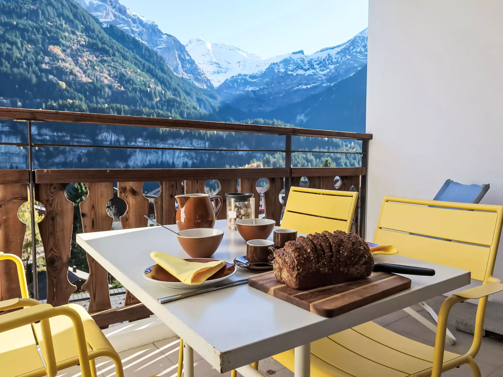 Neige et Soleil Nr 13-Draußen