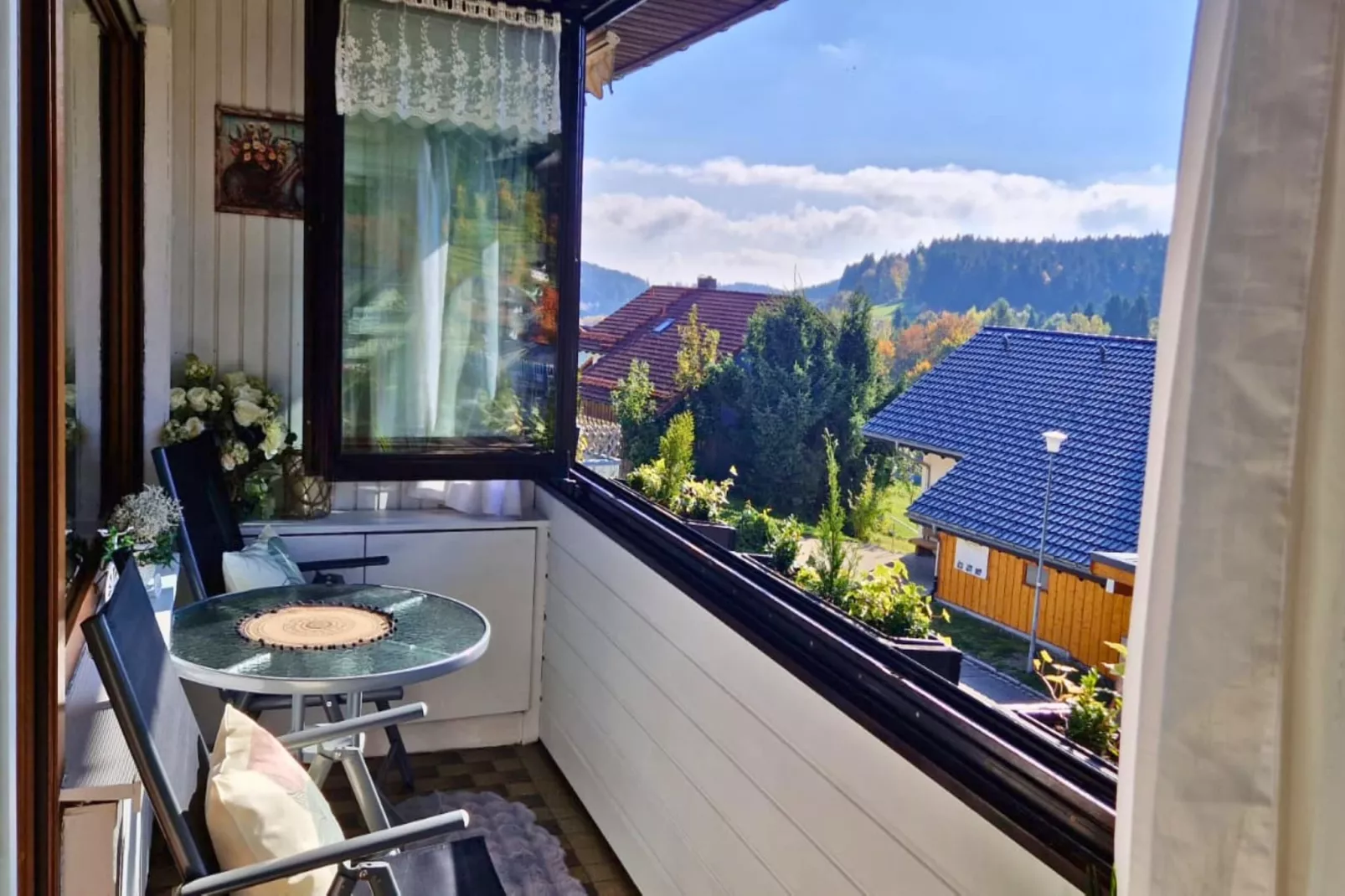 Ferienwohnung Herrischried an der Skipiste-Terrace balcony