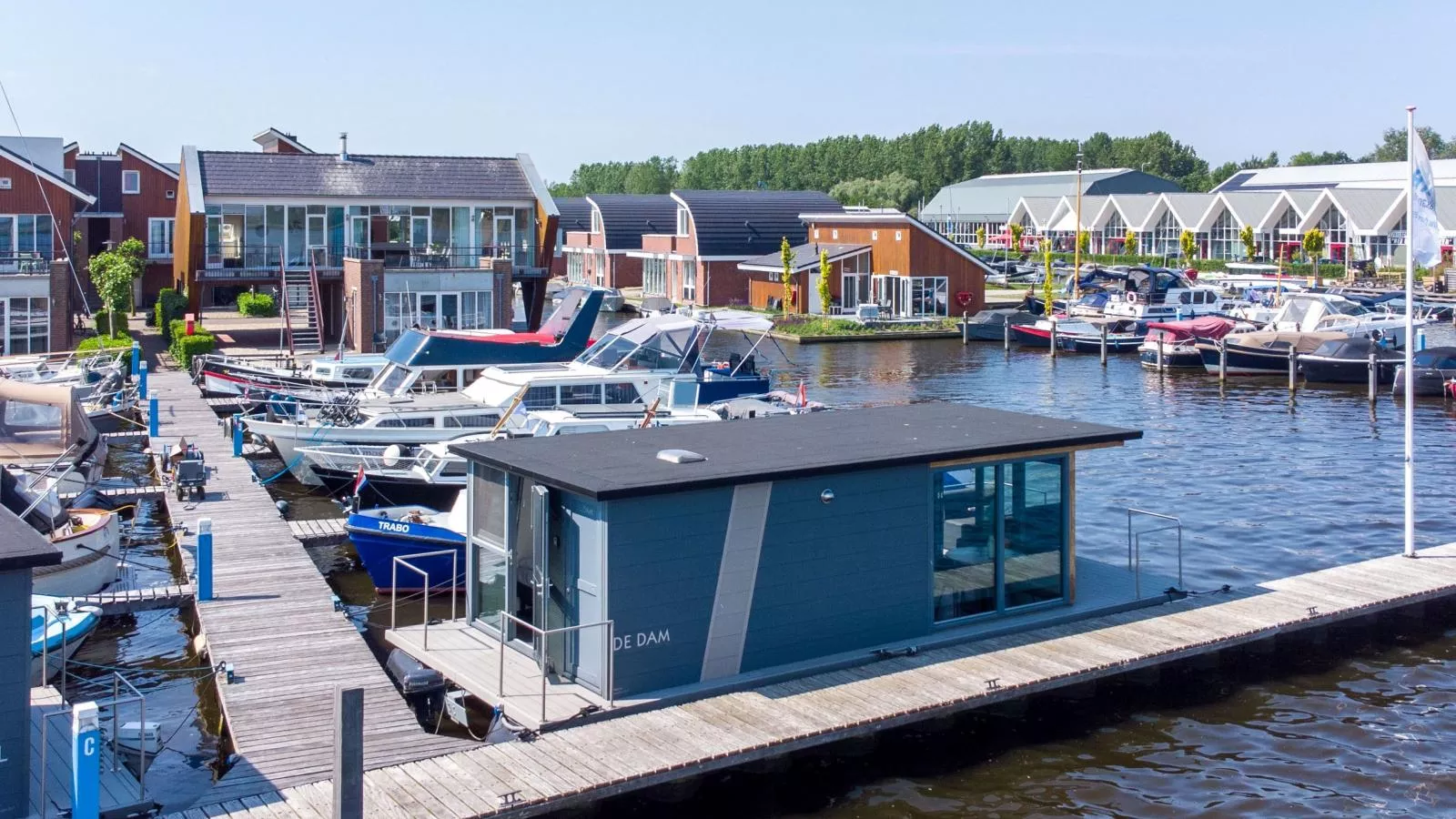 Tiny houseboat Uitgeest I-Außenbereich Sommer