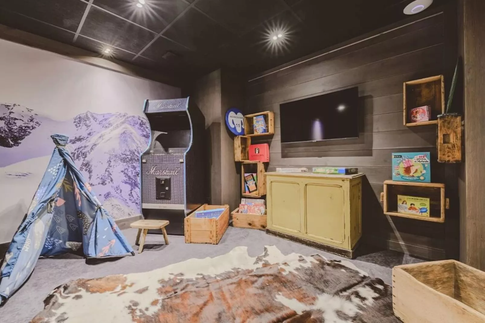 PLAN PEISEY Le Quartz A48S-Freizeitraum