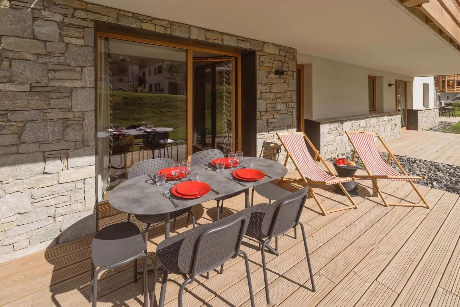 Residence L’ÉCLAT DES VÉRIAZ A48S - Terrace balcony