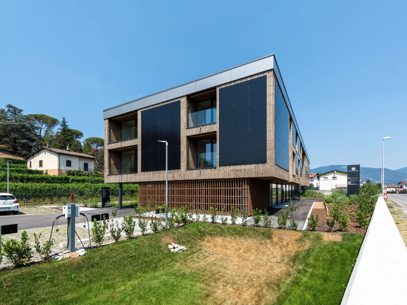 Lo Scudo di Stabio 1 Zi.Studio Süd.-Dehors