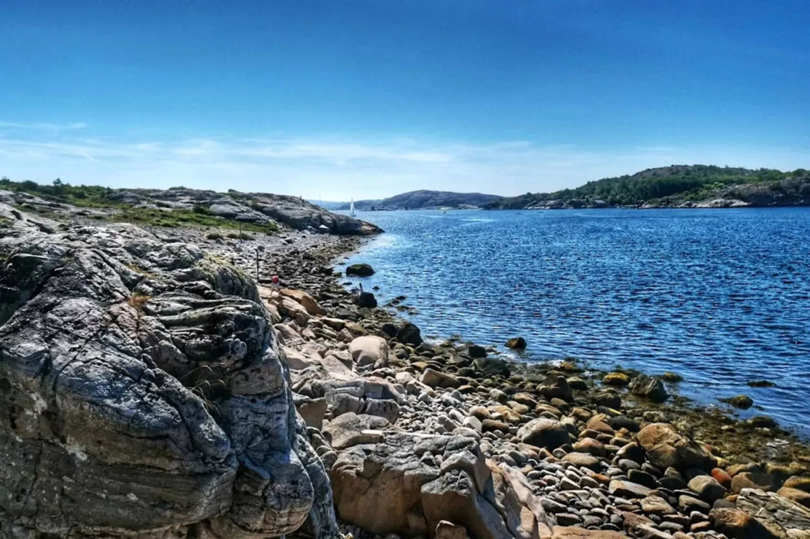 Maison de vacances pour 5 a GREBBESTAD-Vue sur l'eau
