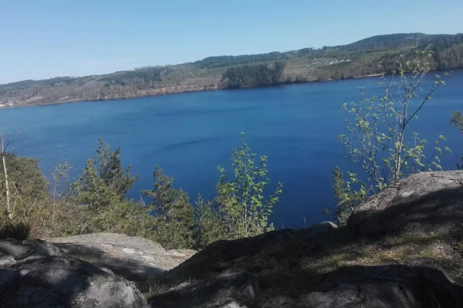 5 person holiday home in TENHULT/JÖNKÖPING-Water view