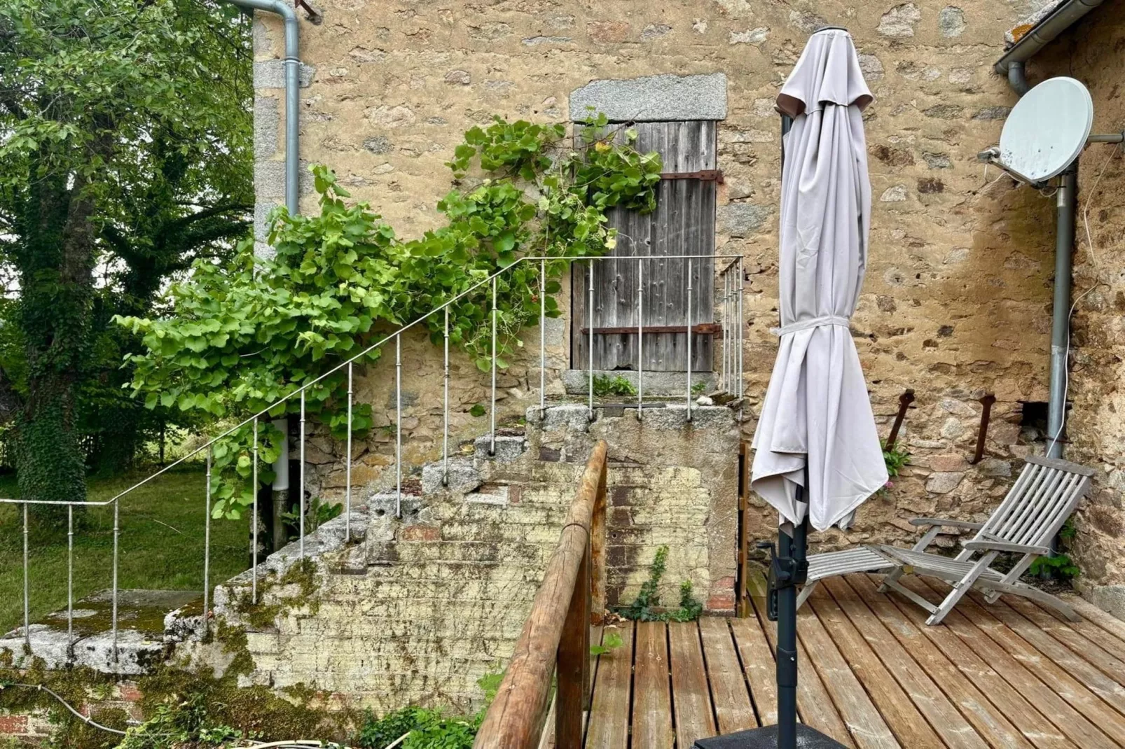 Maison de Vacances Gacogne-Terrasse / balcon