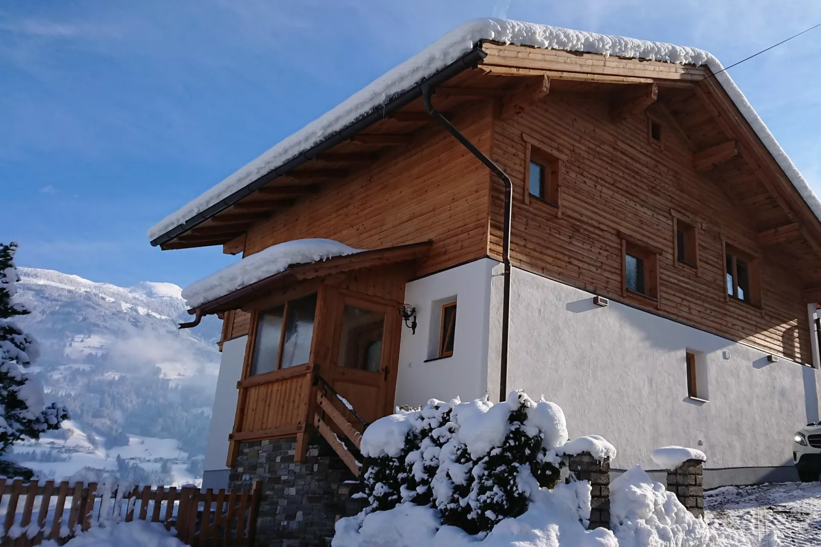 Ferienhaus Marienbergl - 8 Personen-Exterior in winter