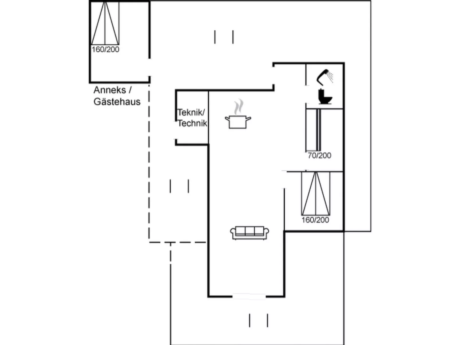 "Elfrede" - 600m from the sea