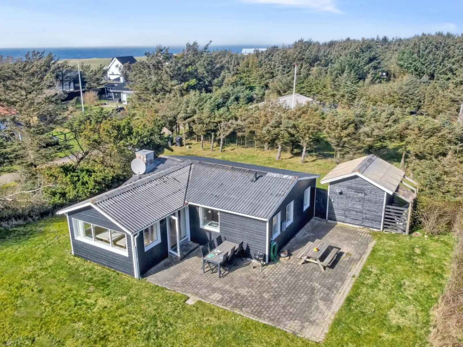 "Lisabeth" - 250m from the sea-Draußen