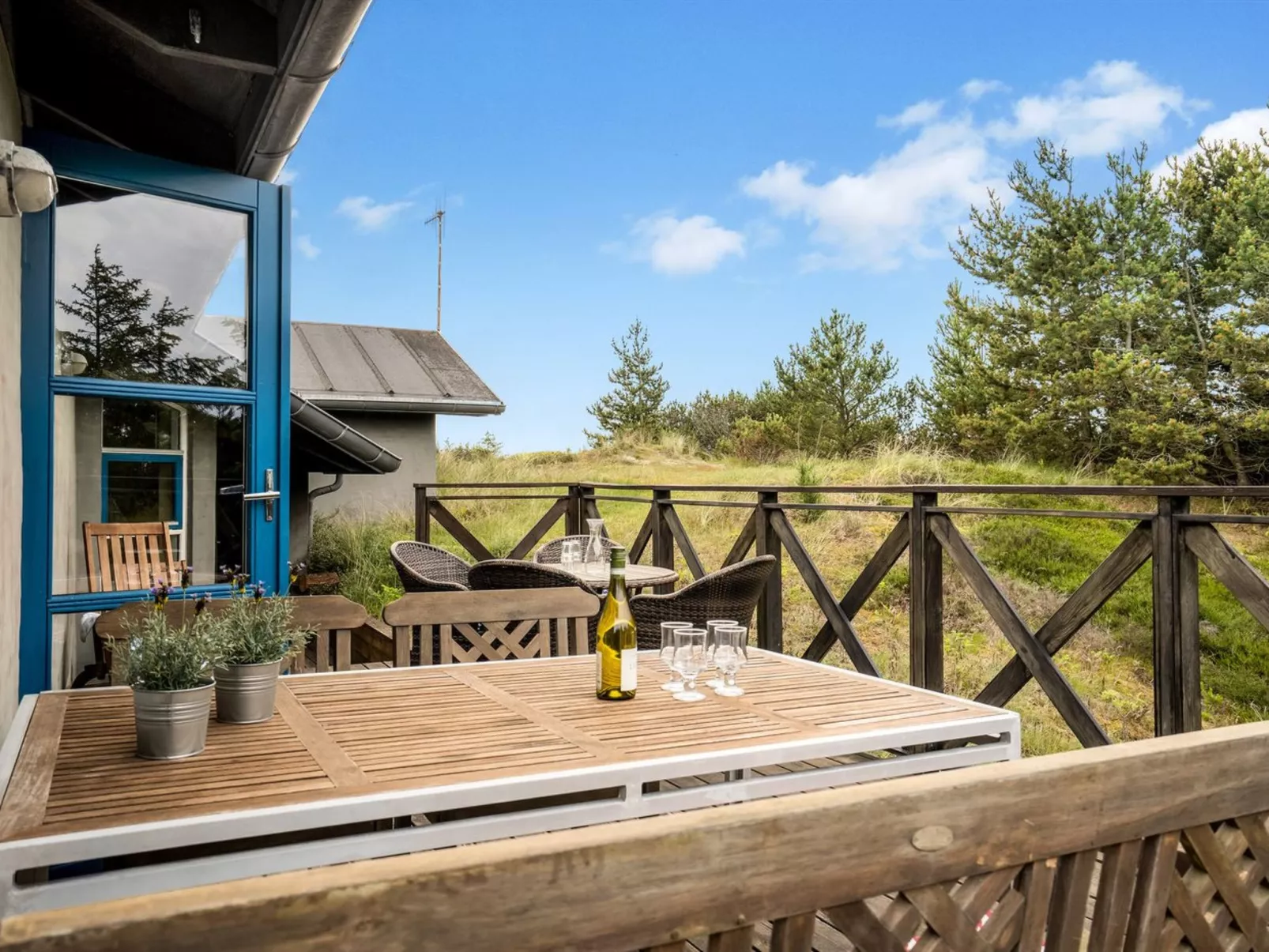 "Bodulf" - 600m from the sea-Draußen