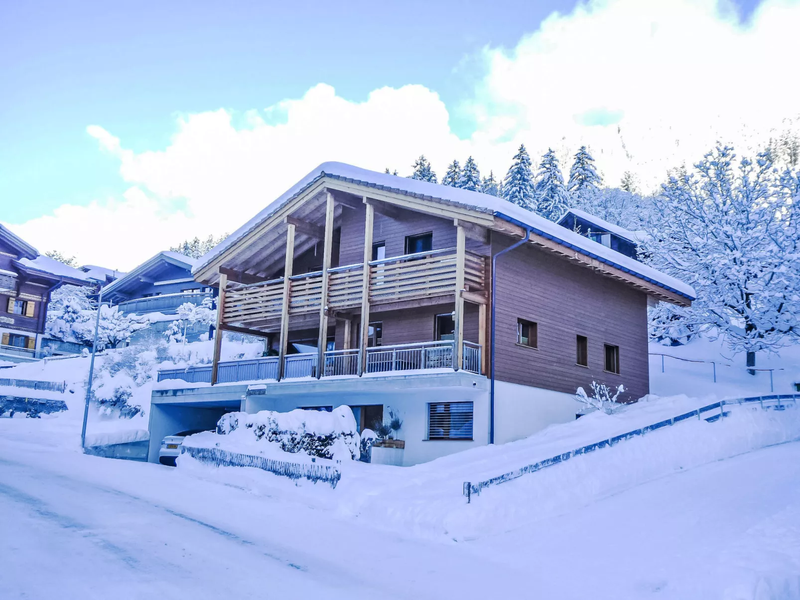 Chalet La Muntaniala-Draußen