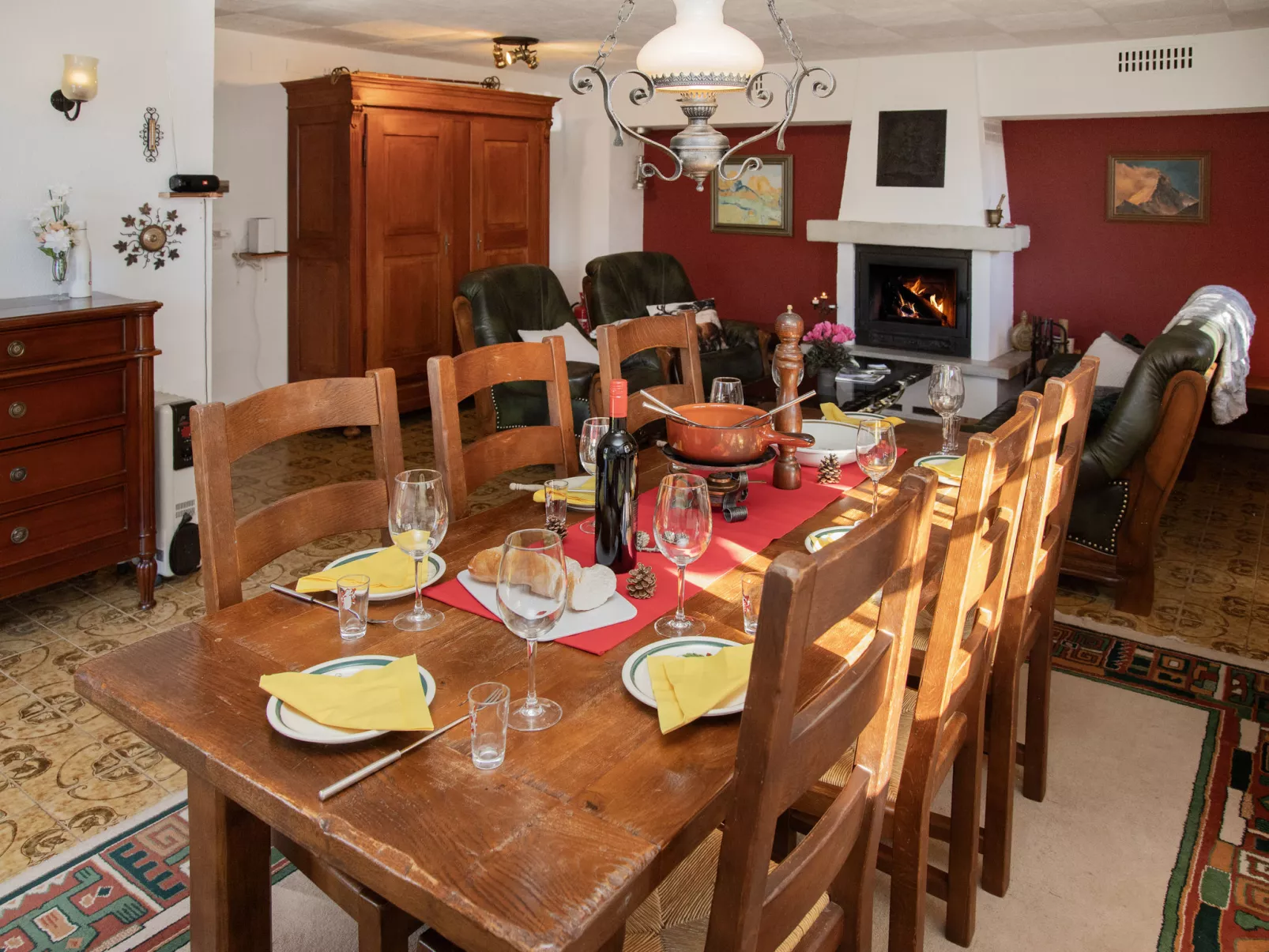 Chalet Chante Neige-Drinnen