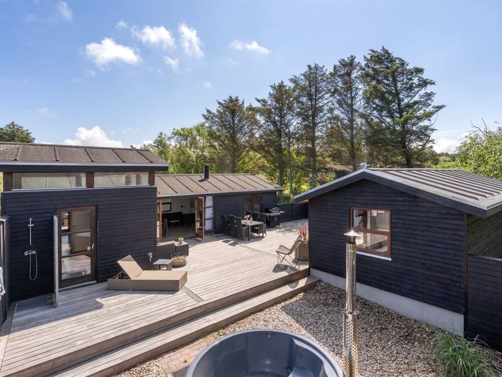 "Grubbe" - 600m from the sea-Dehors