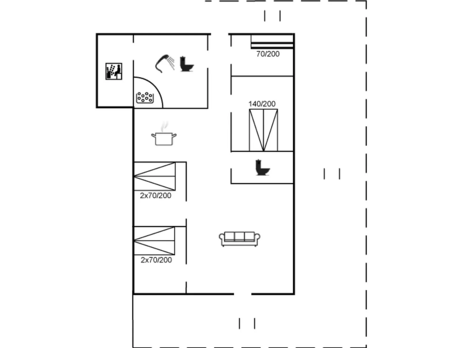 "Arita" - 250m from the sea-Inside