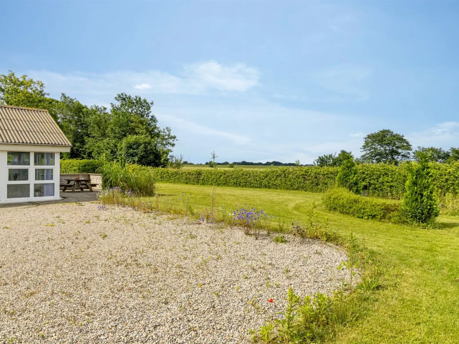 "Thrine" - 24km from the sea-Dehors