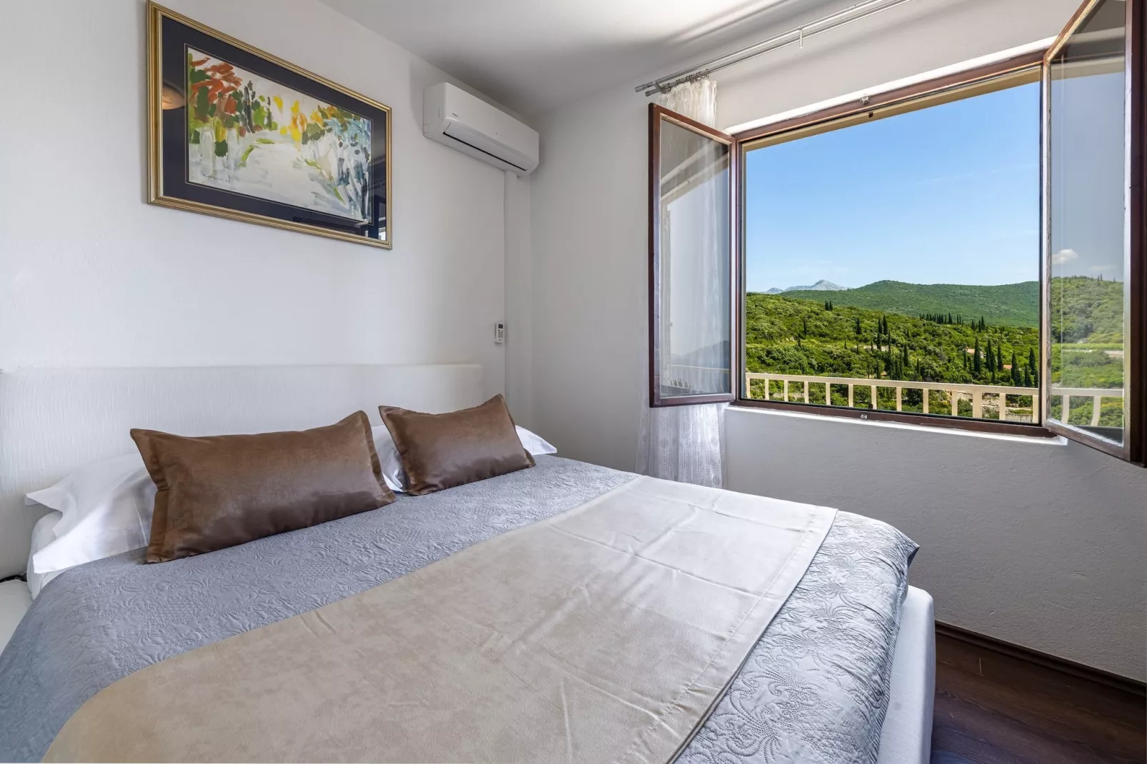 Guest House Rooms Rose - Romantic Double Room with Balcony and Sea View (No.1)-Chambre