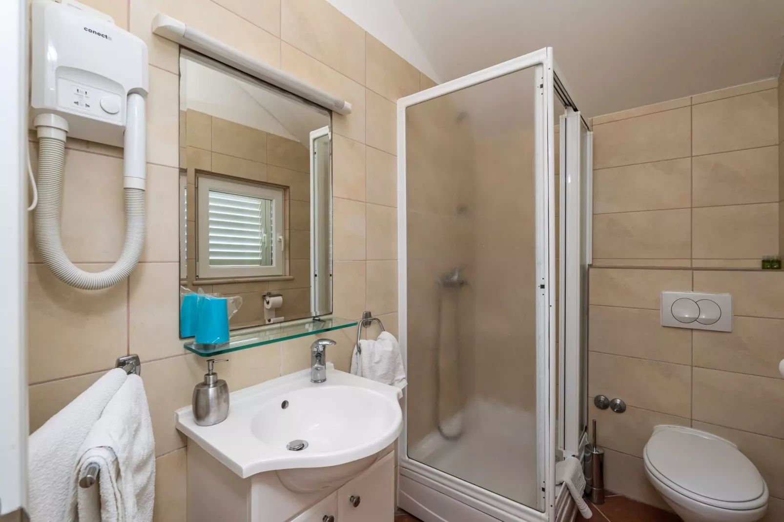 Villa Alegria Cavtat - Comfort Two Bedroom Apartment with Sea View (Apartment C)-Bathroom