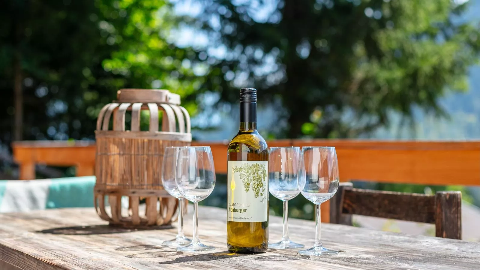 Sonnenhütte oben-Terrasse / balcon