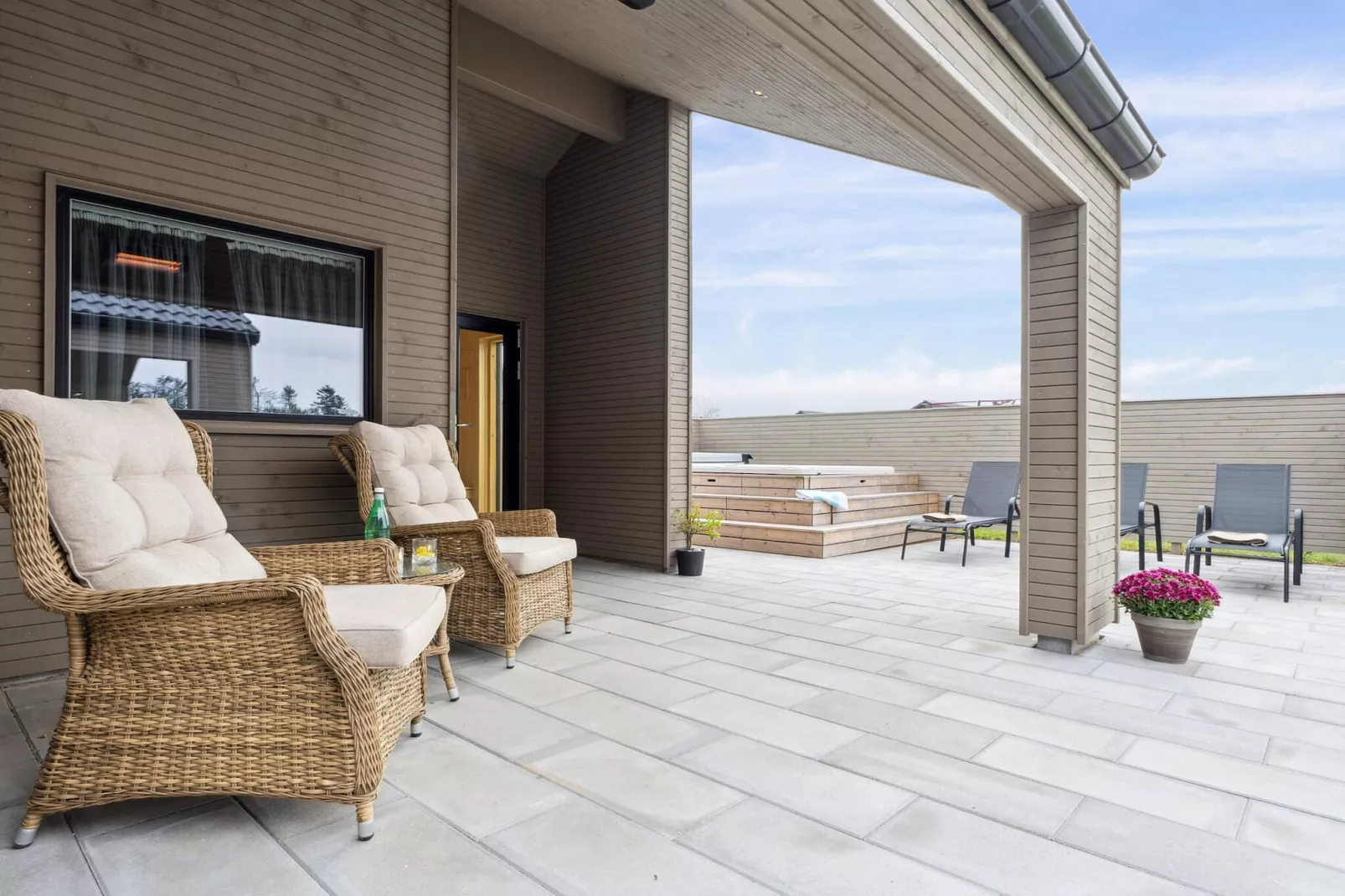 5 Sterne Ferienhaus in Otterup-Im Freien