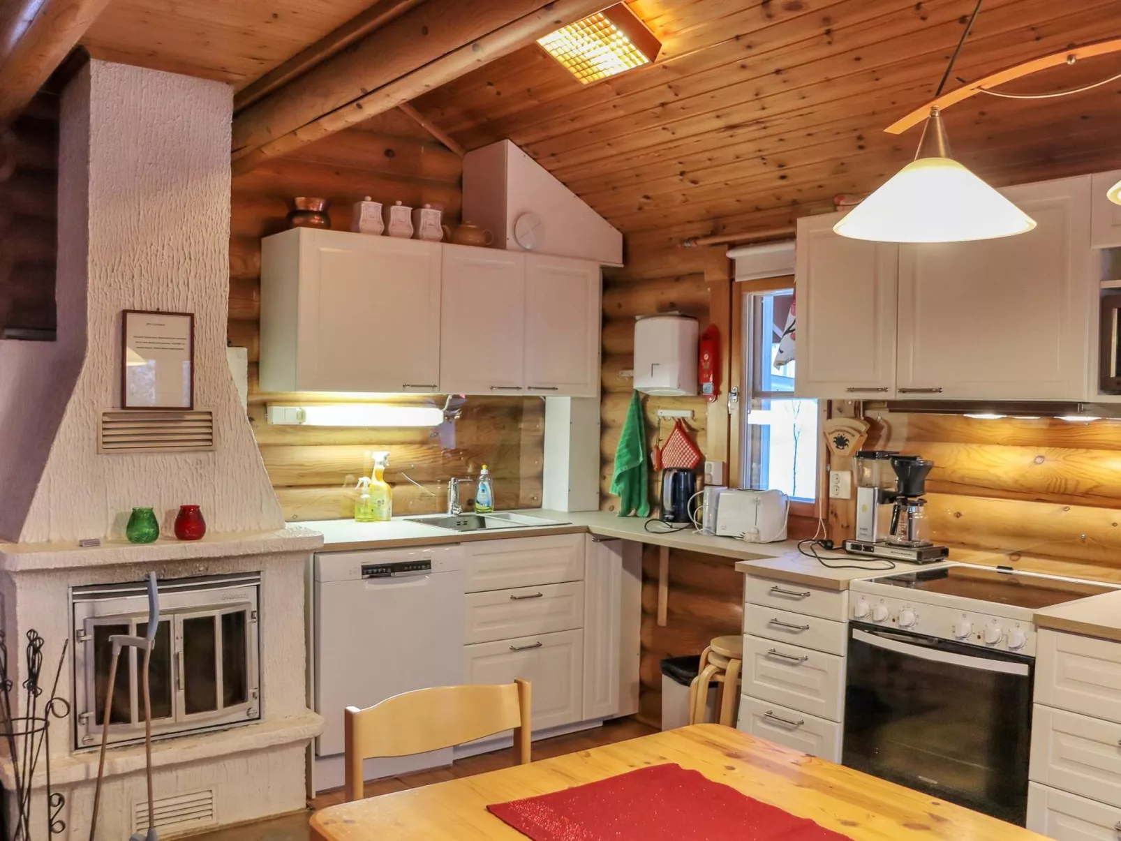 Tunturimaja 2 mökki-Dedans