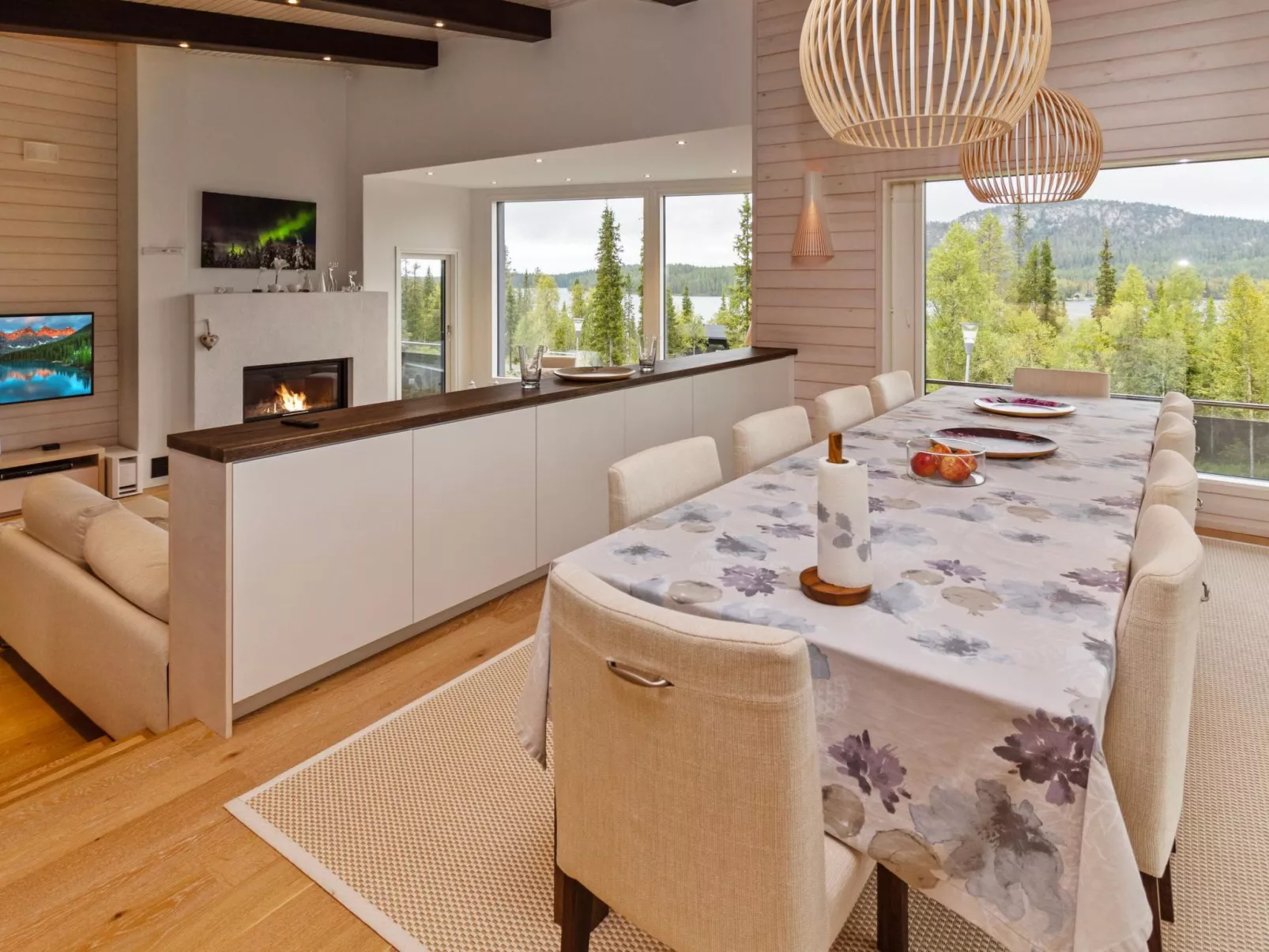 Holy lake chalet a-Drinnen