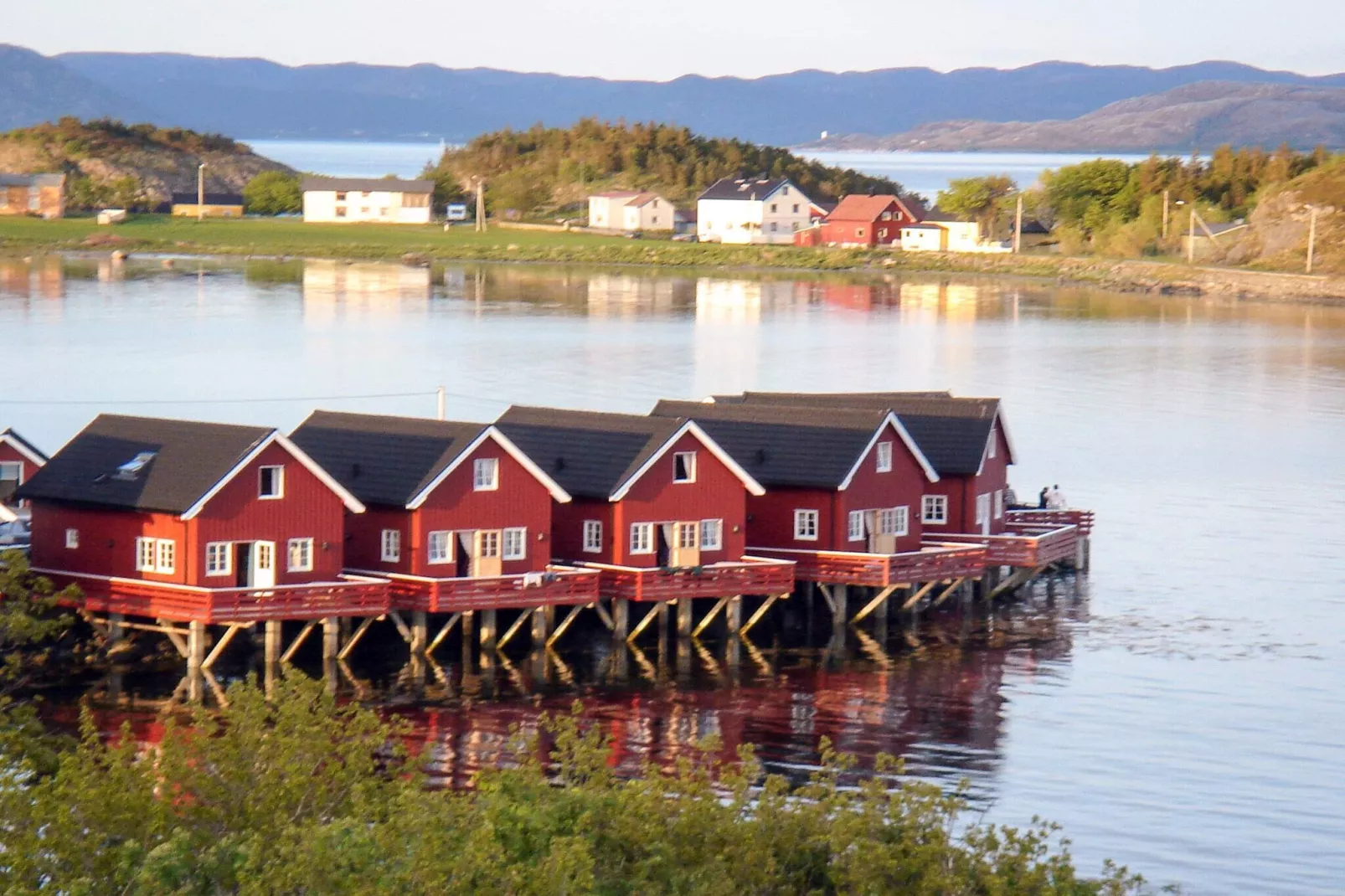 Retraite en bord de mer avec bateaux et pêche-Extérieur