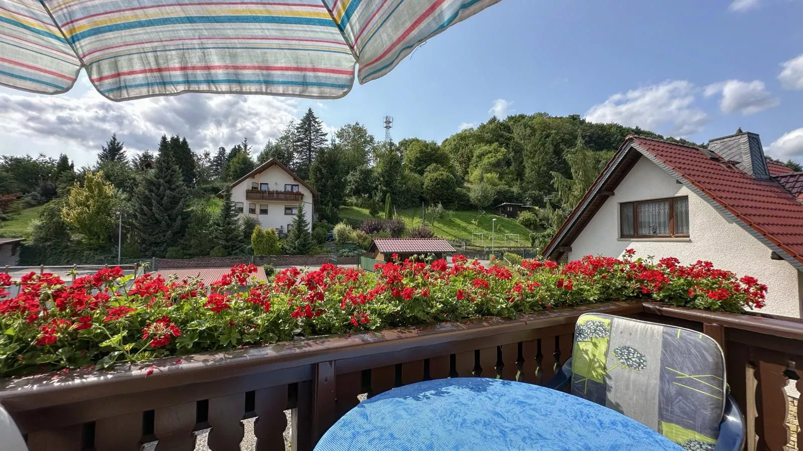 Am Tennelberg-Terrace balcony