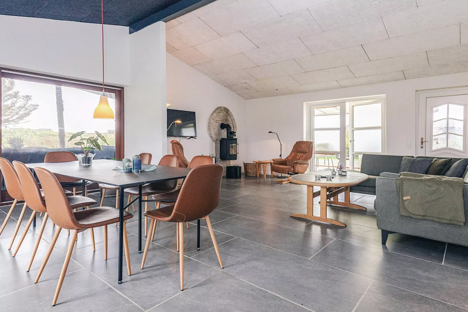 Maison de vacances pour 6 a Løkken-Intérieur