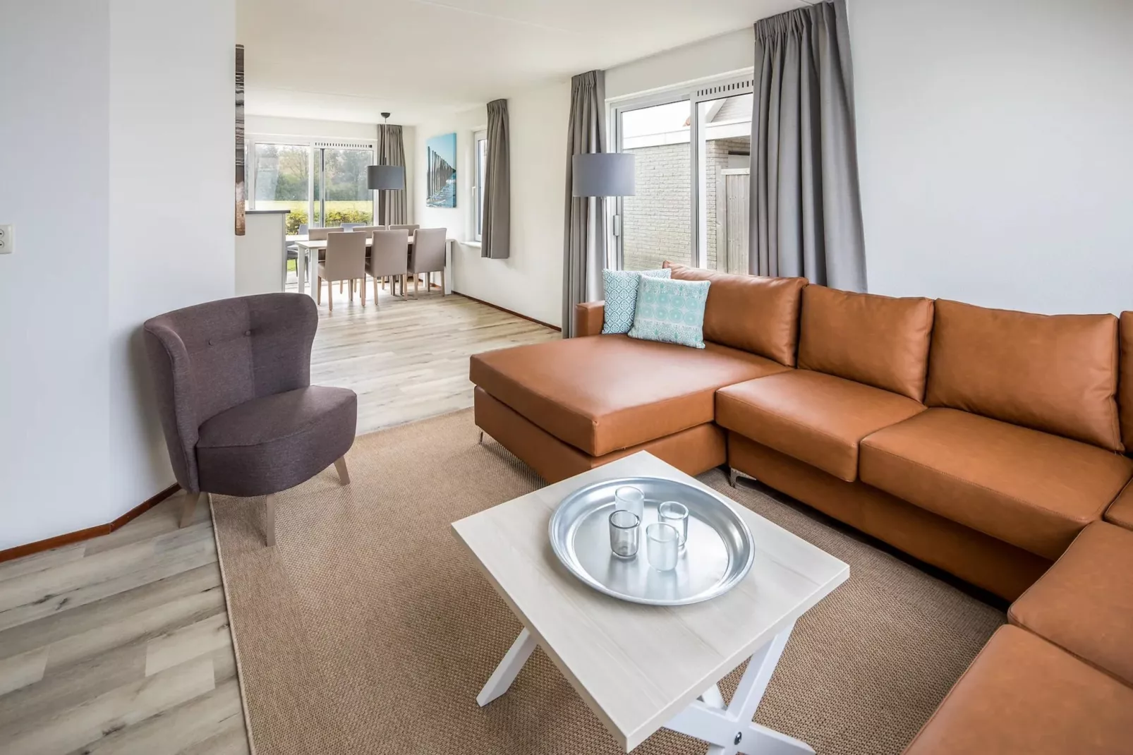 Vakantiepark Zeeland Village 5-Wohnzimmer