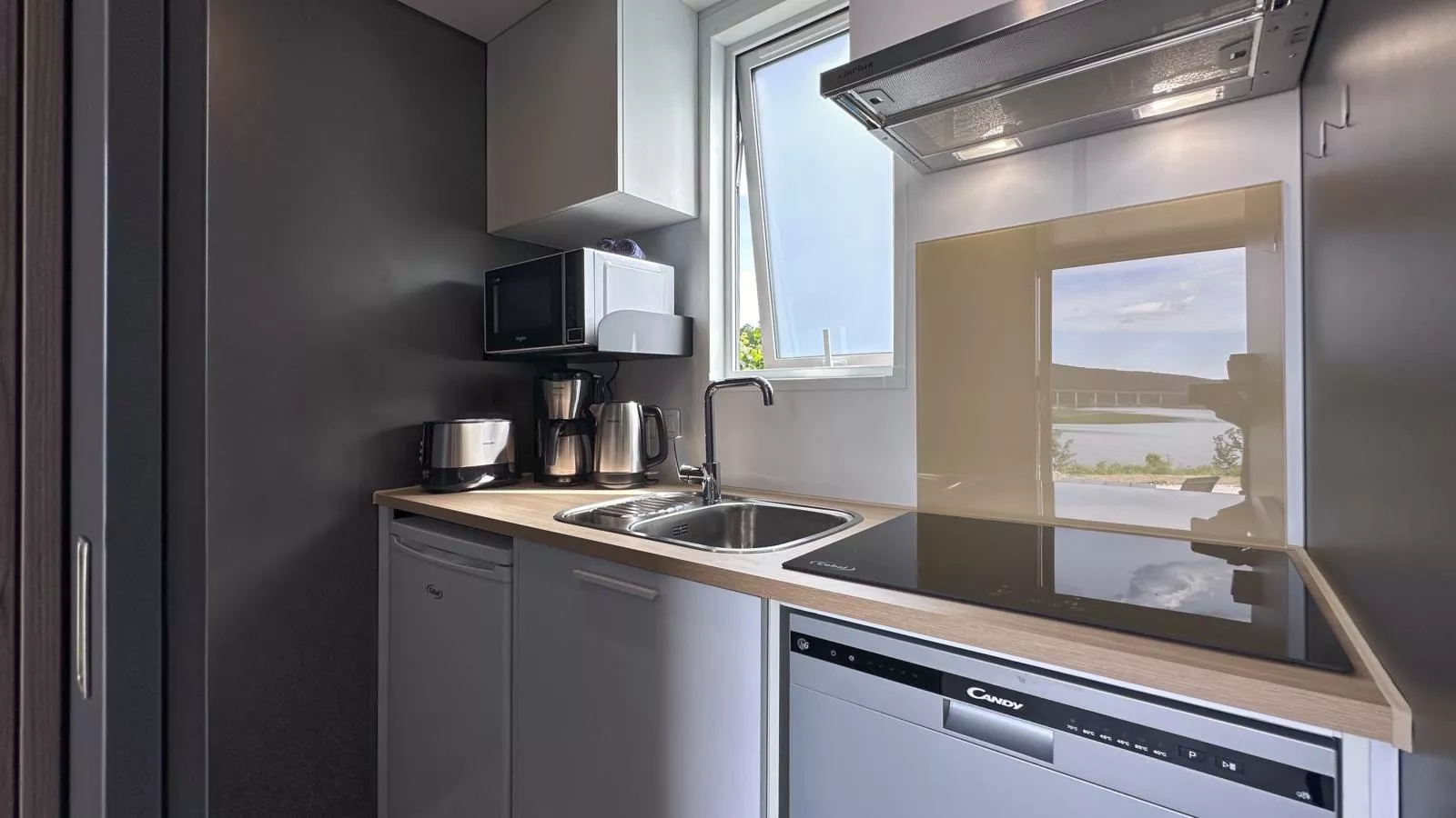 Feriendorf Seeblick - Tiny Chalet Nr 10-Kitchen