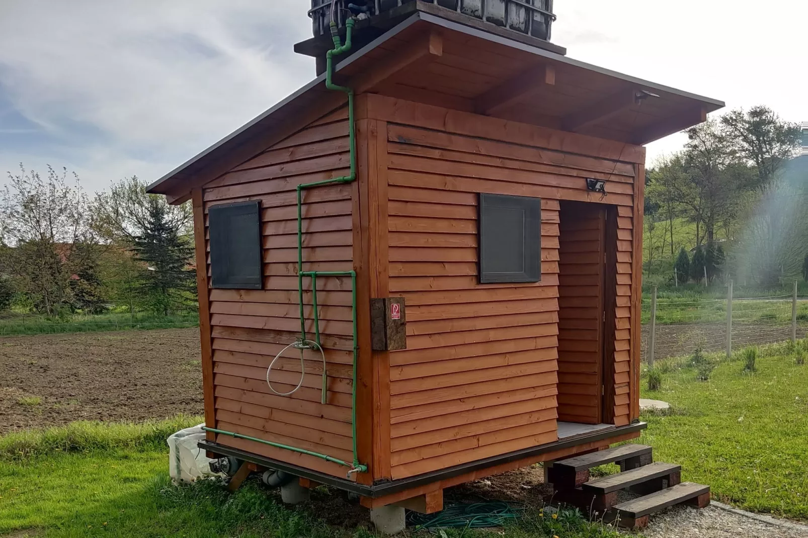 Robinzonski Kamp Hofman - Private Bungalow-Salle de bain