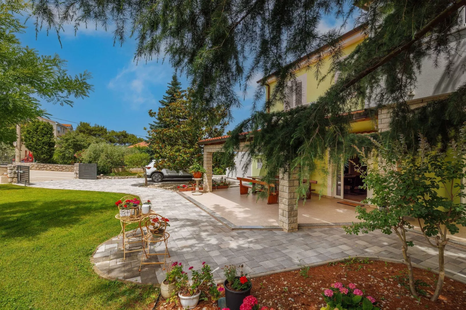 Wonderful Krk Island Stay: Shared Pool, Grill Patio, and Nearby Beaches - Double Room-Im Freien