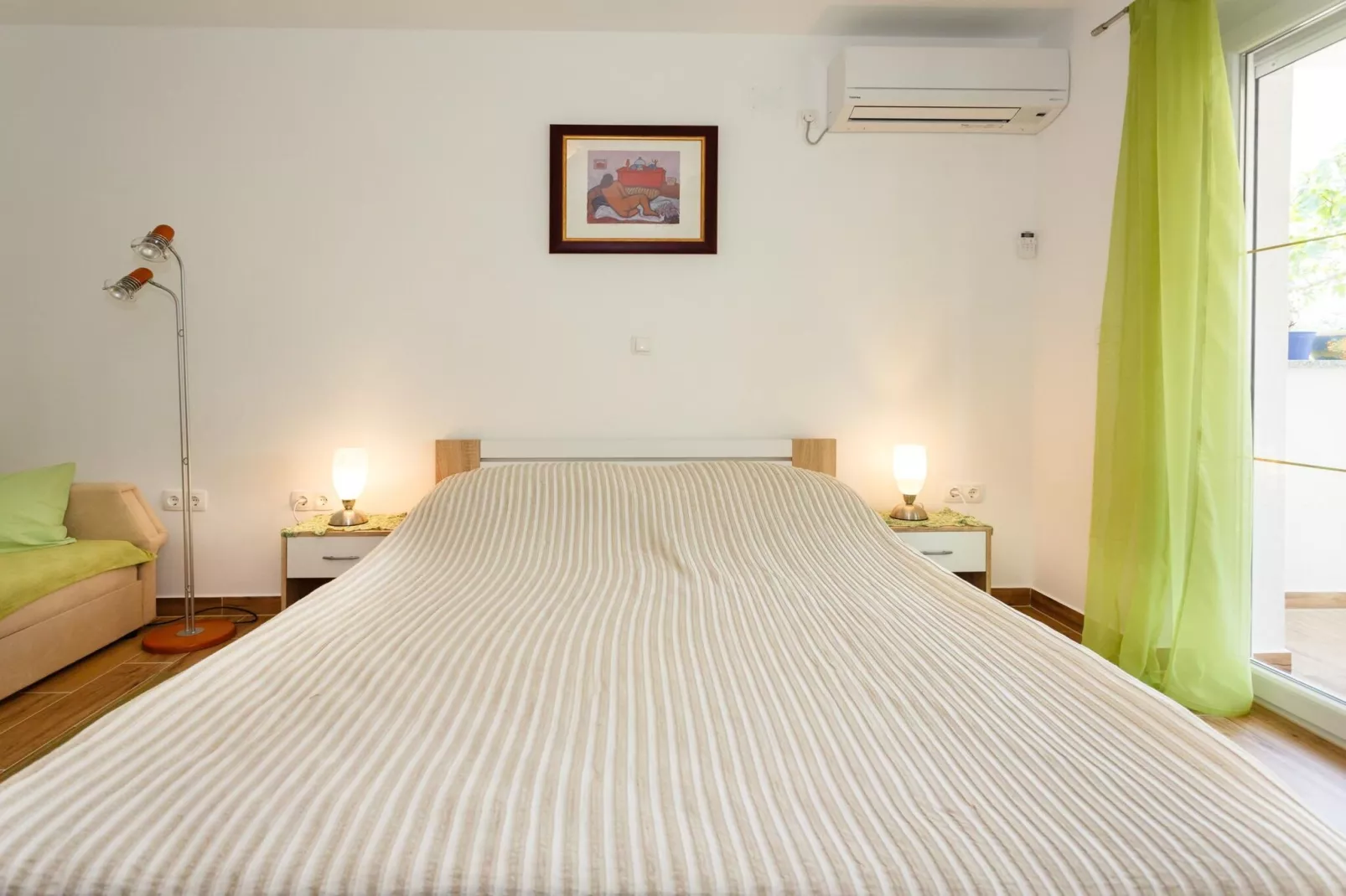 Cozy and Trendy Apartments Krk - Two Bedroom Apartment with Terrace-Schlafzimmer